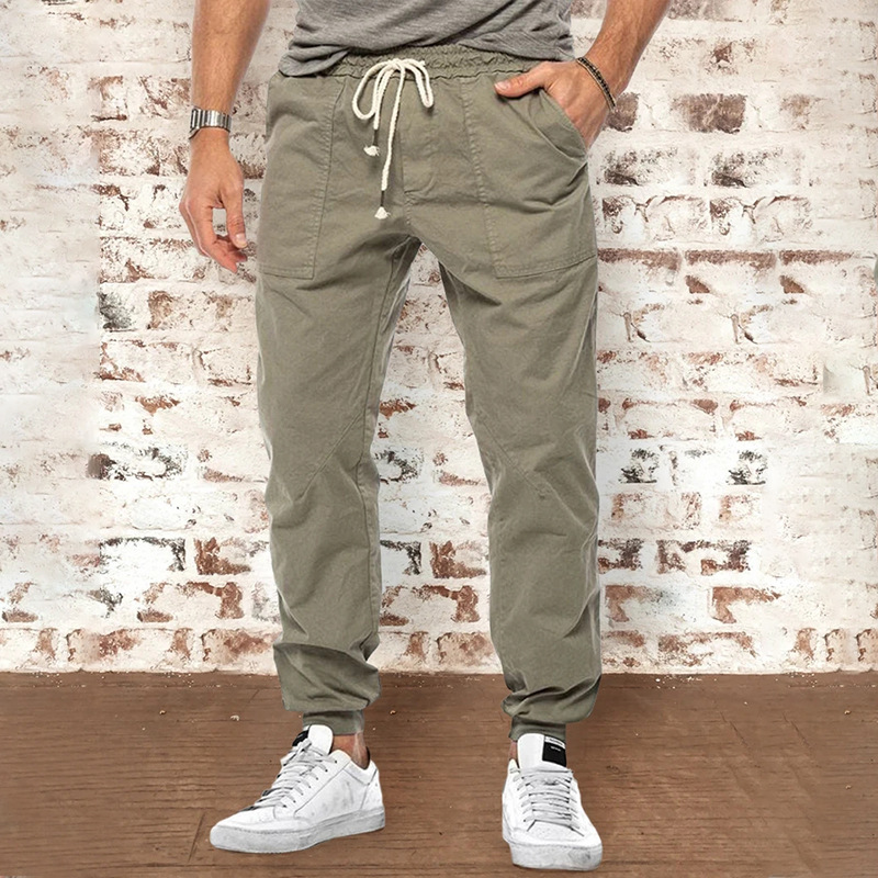 European And American Autumn And Winter Men's Casual Trend Loose Trousers - Image 3