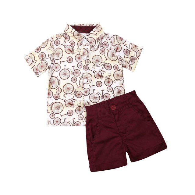 Summer boy T-shirt Shorts Kids Sets - Image 5