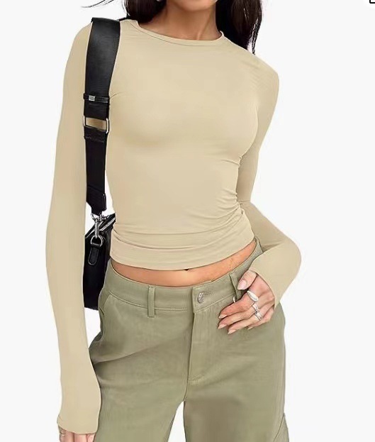 Women's Casual Solid Color Top - Image 7