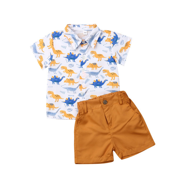 Summer boy T-shirt Shorts Kids Sets - Image 6