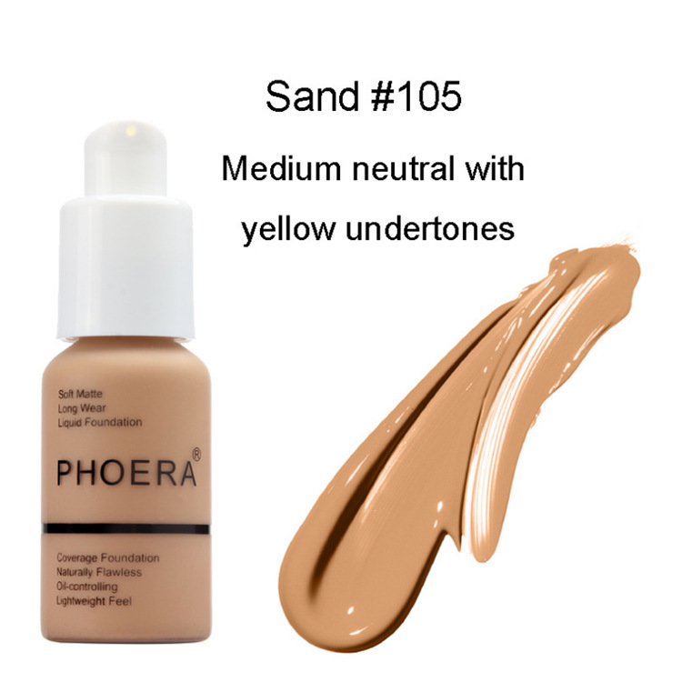 Explosive Press Type Oil Control Natural Color Matte Concealer Foundation Cream - Image 6