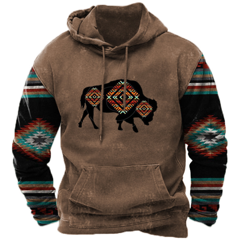 3D Printing Sweater Men's Street Sports Fashion Hoodie Clothes - Image 3