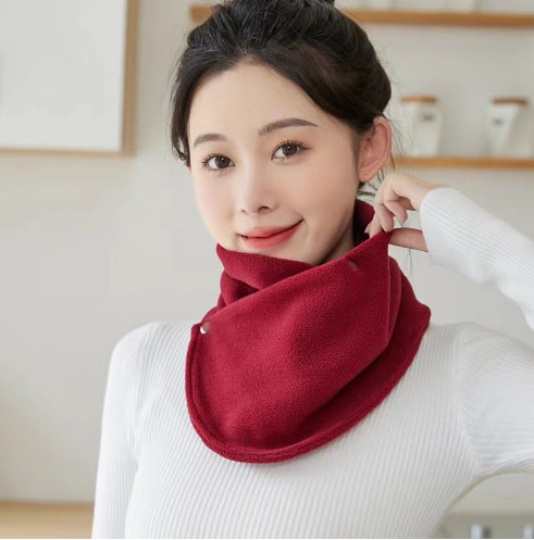 Women's Warm Plush Scarf Ins Cute And Versatile - Image 10