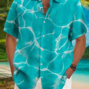 Men'sLoose Casual Cozy Vacation Print Shirt