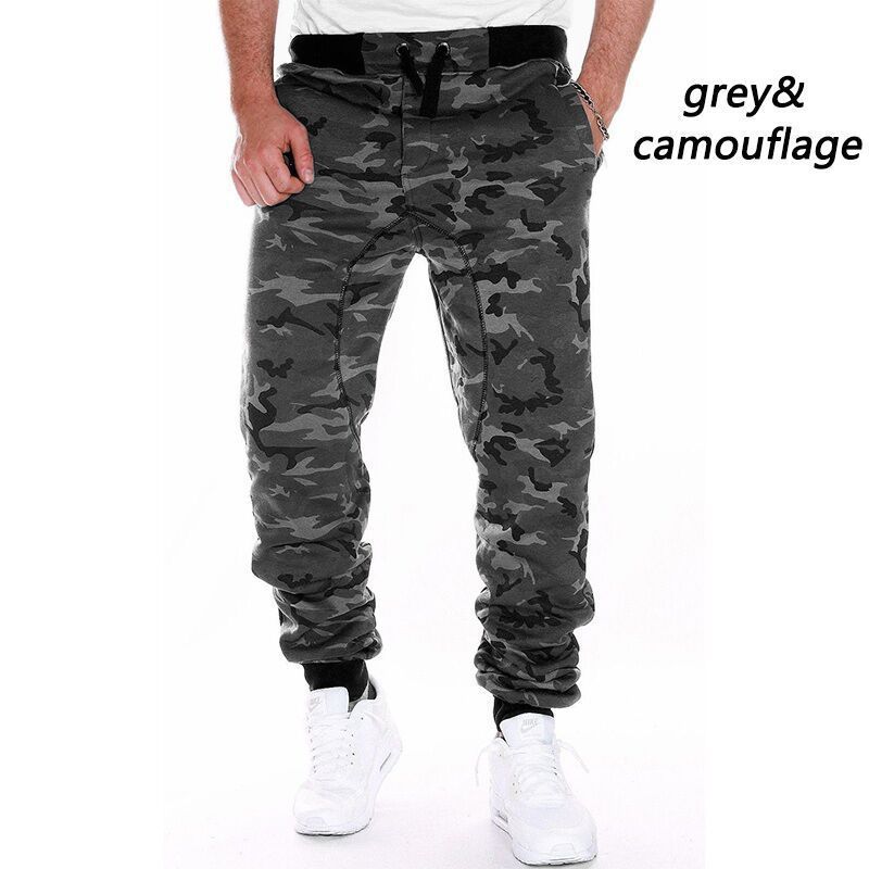 Camouflage Pants Men Hip Hop Casual Pants Loose Trousers Fashion Urban Mid Waist Pants - Image 2