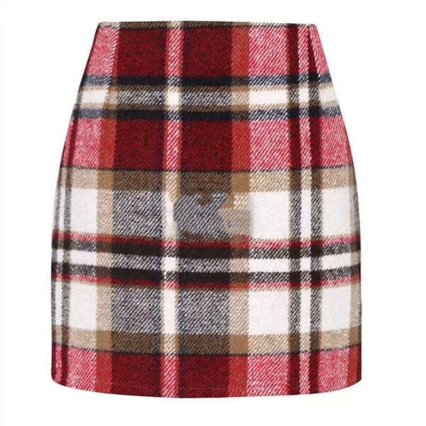 Women's Fashion Casual Plaid Skirt