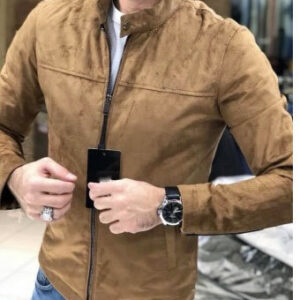 Men's Casual Buckskin Fleece Jacket