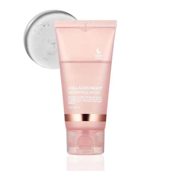 Face Night Mask Collagen Wrapping Mask Natural Ingredients Firming Elasticity & Hydration Anti-wrinkle For Skin Care - Image 5