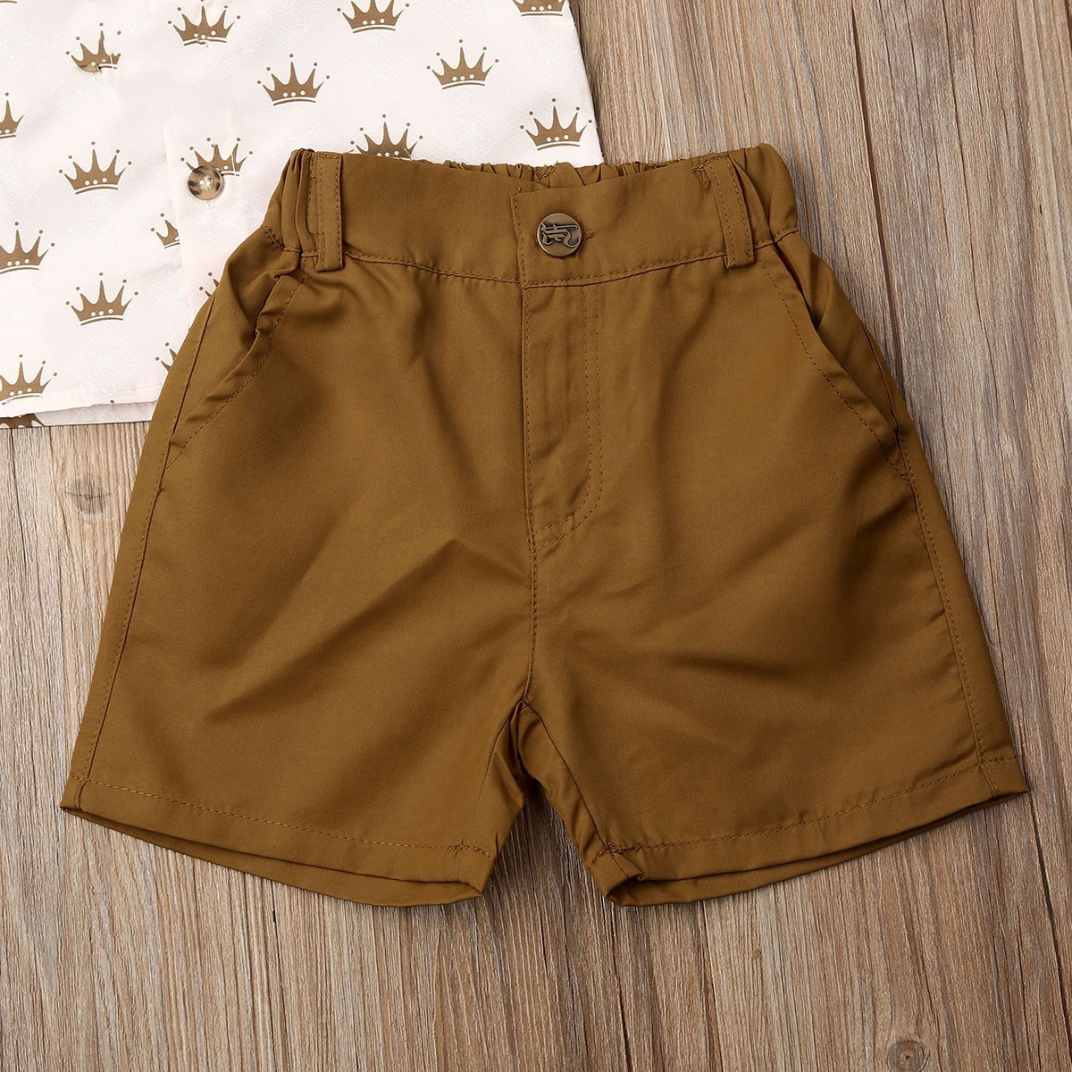 Summer boy T-shirt Shorts Kids Sets - Image 2