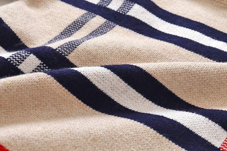 Boys plaid jacquard sweater - Image 4