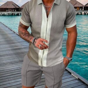 Men's Fashion Casual Two-piece Suit