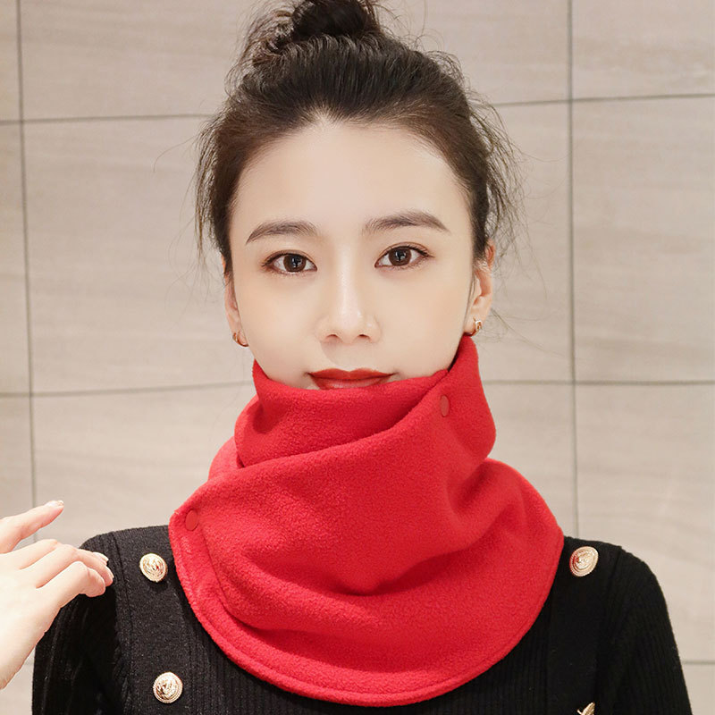 Women's Warm Plush Scarf Ins Cute And Versatile - Image 6