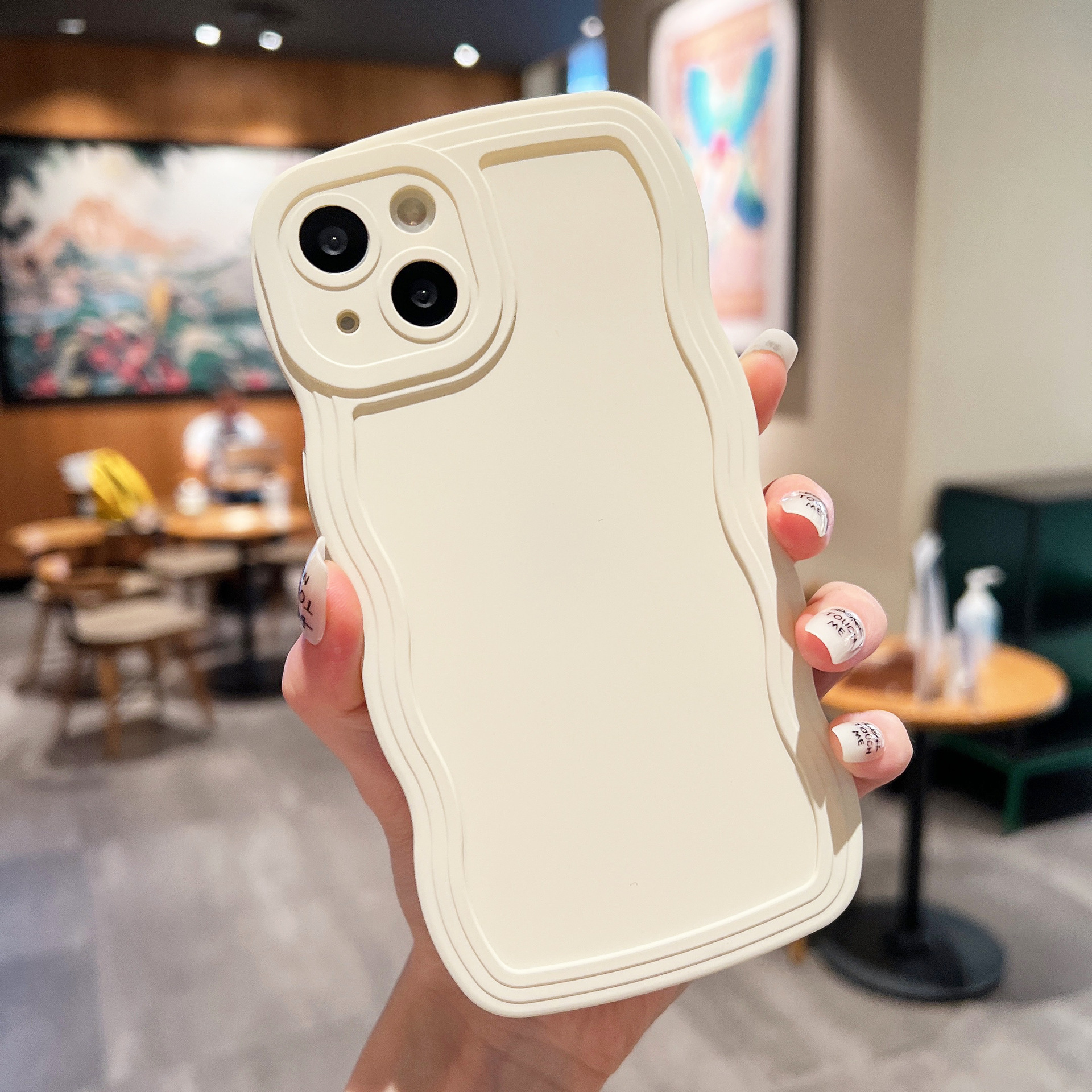 Big Wave Simple Anti-fall Advanced Color Phone Case - Image 5