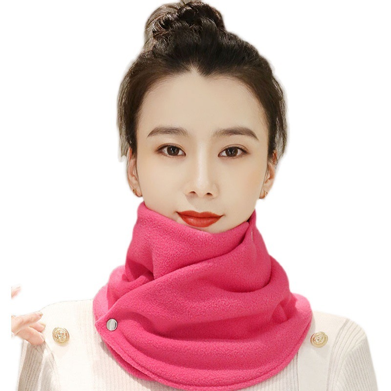 Women's Warm Plush Scarf Ins Cute And Versatile - Image 9