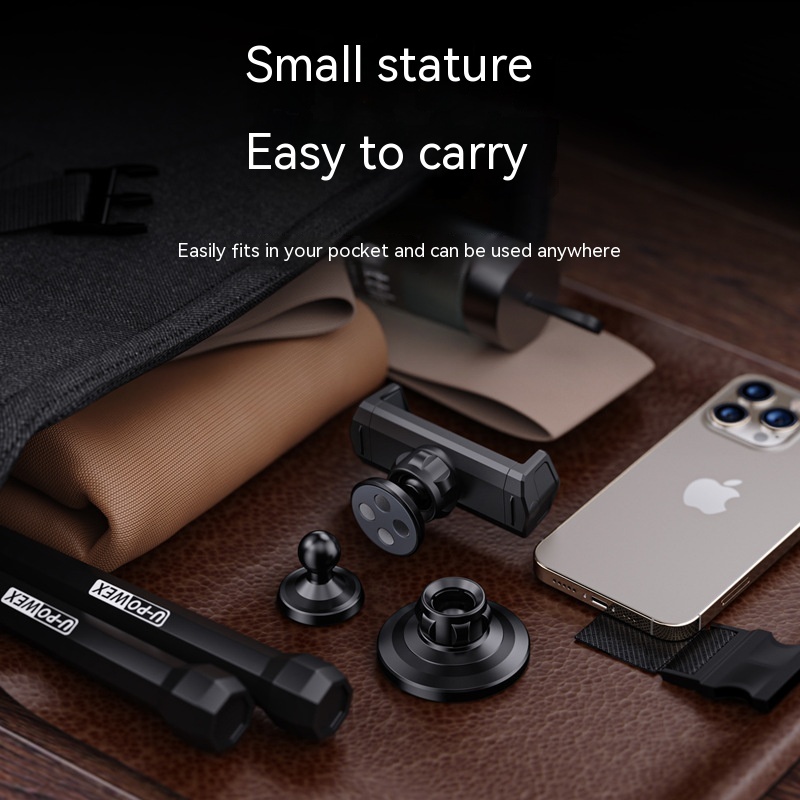 Bracket Gym Kitchen Bathroom Magnetic Suction Bracket Can Rotate 360 Degrees Portable Phone Holder - Image 5