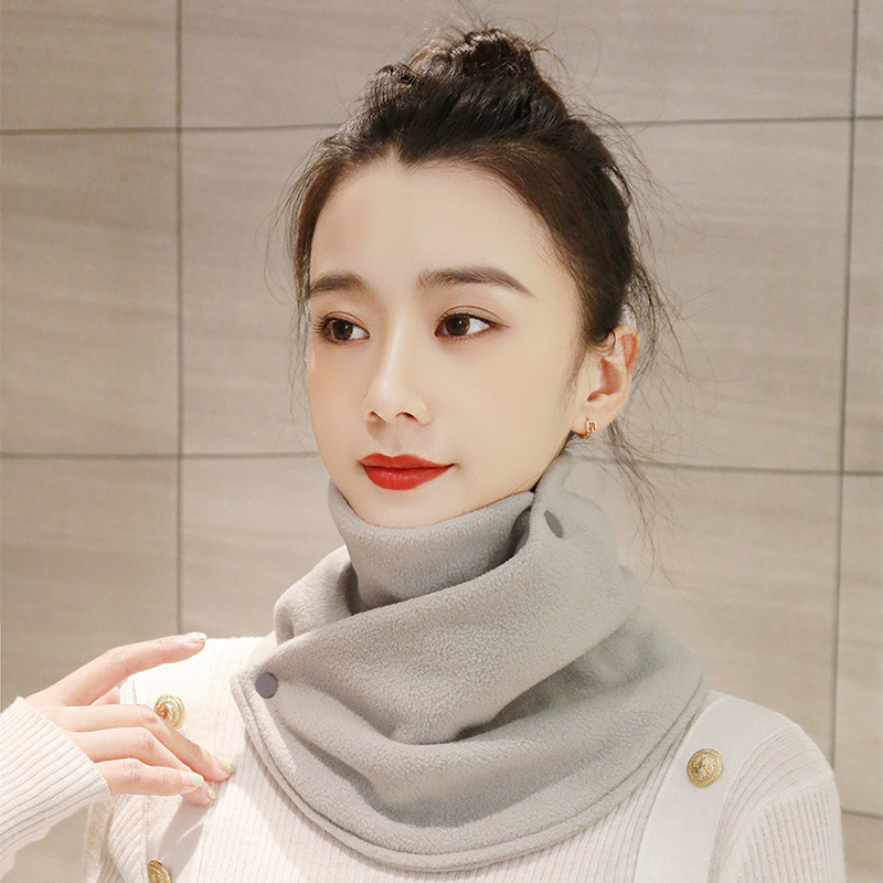 Women's Warm Plush Scarf Ins Cute And Versatile - Image 4