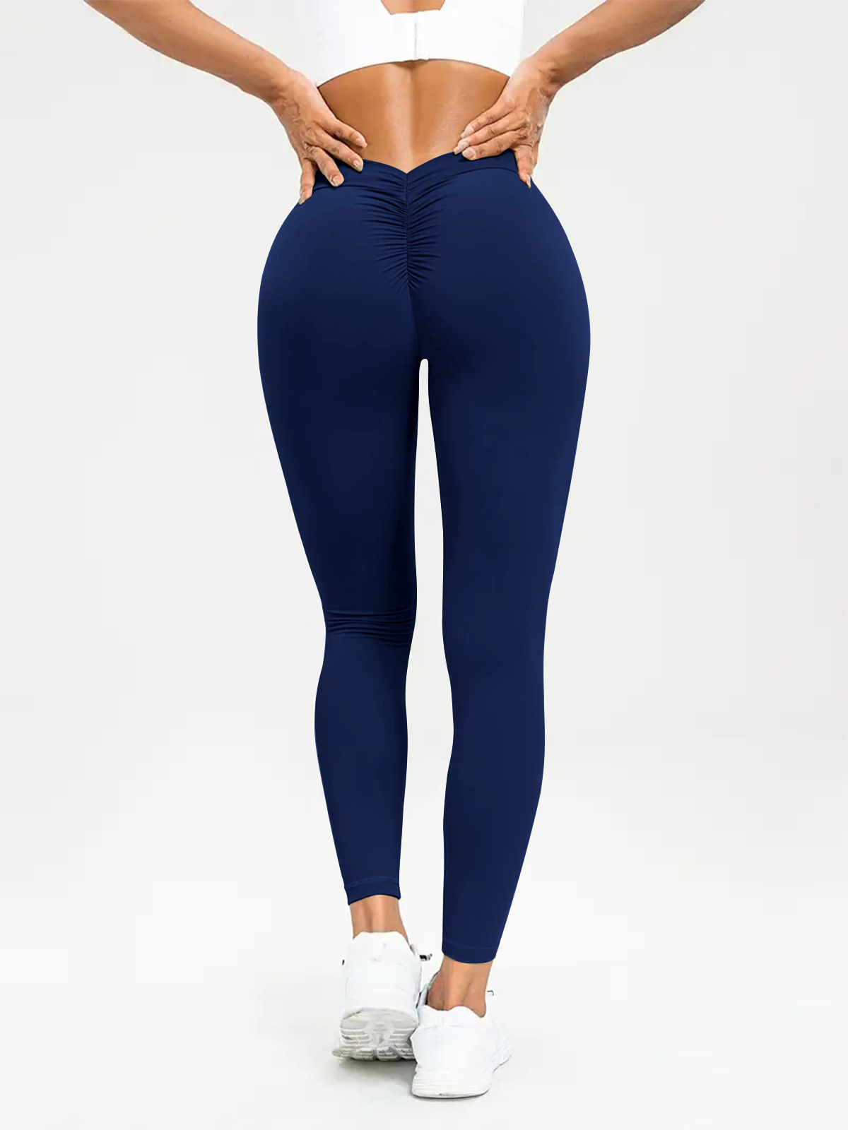 Women's Yoga Pants High Waist Lift High Elastic Tight Fitness Trousers - Image 8