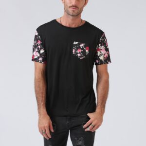 Short Sleeve Crew Neck Print Personality Men's T-Shirt