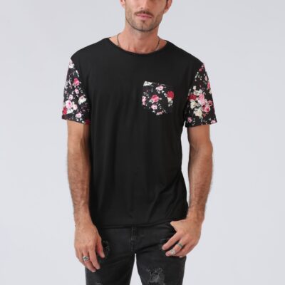 Short Sleeve Crew Neck Print Personality Men's T-Shirt