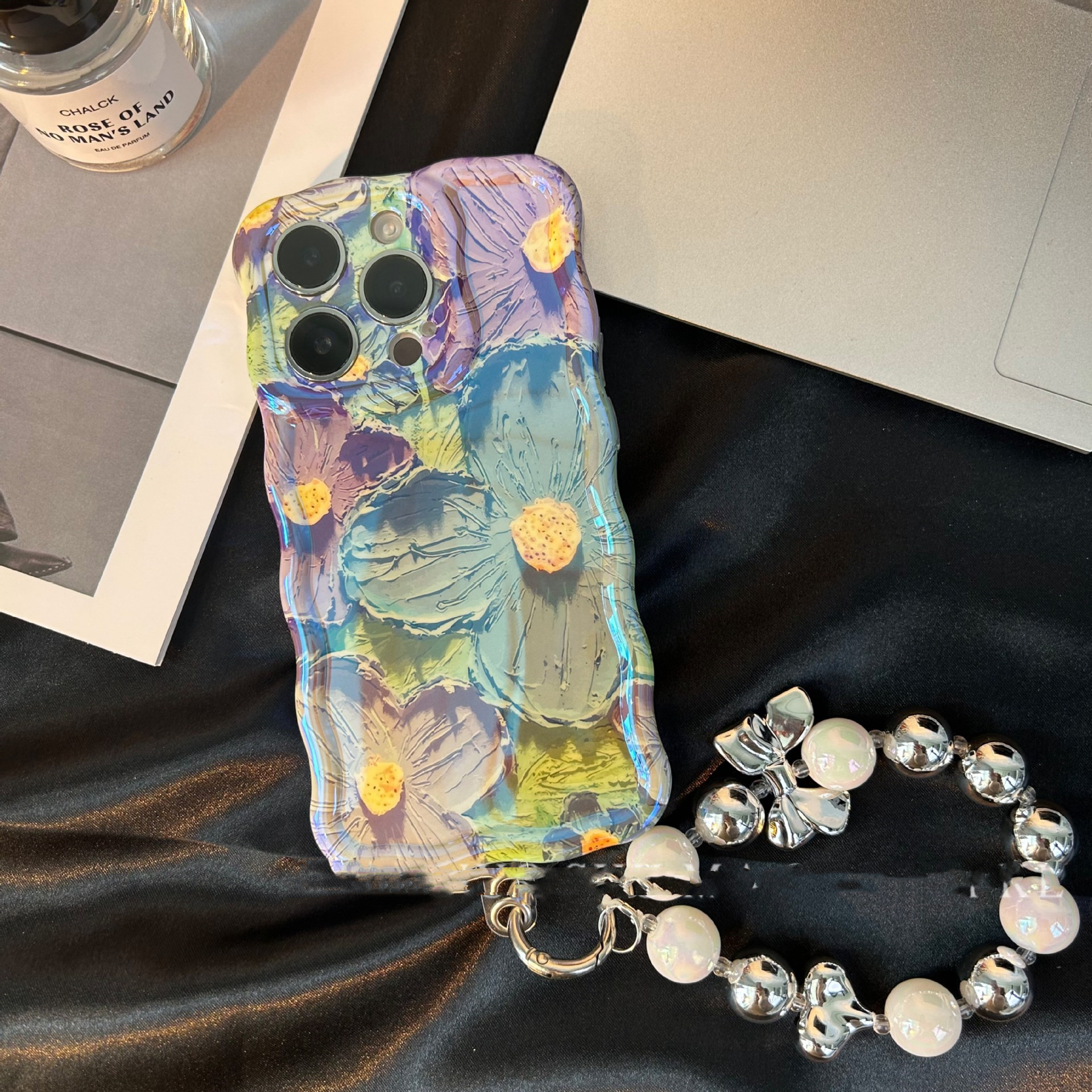 Retro Oil Painting Phone Case Blu-ray Flowers Shockproof Case For Iphone 13 12 13pro 14pro 13 Pro Max Silicone Phone Cover - Image 6