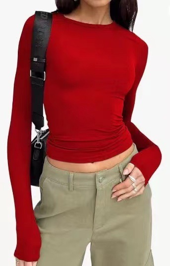 Women's Casual Solid Color Top - Image 6
