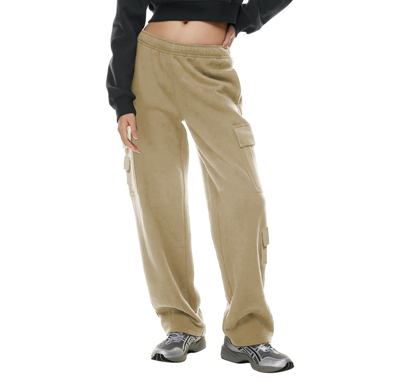 Women's Fashion Work Clothes Pocket Sweatshirt Trousers - Image 9
