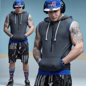 Sports And Leisure Solid Color Vest Men's Slim Breathable