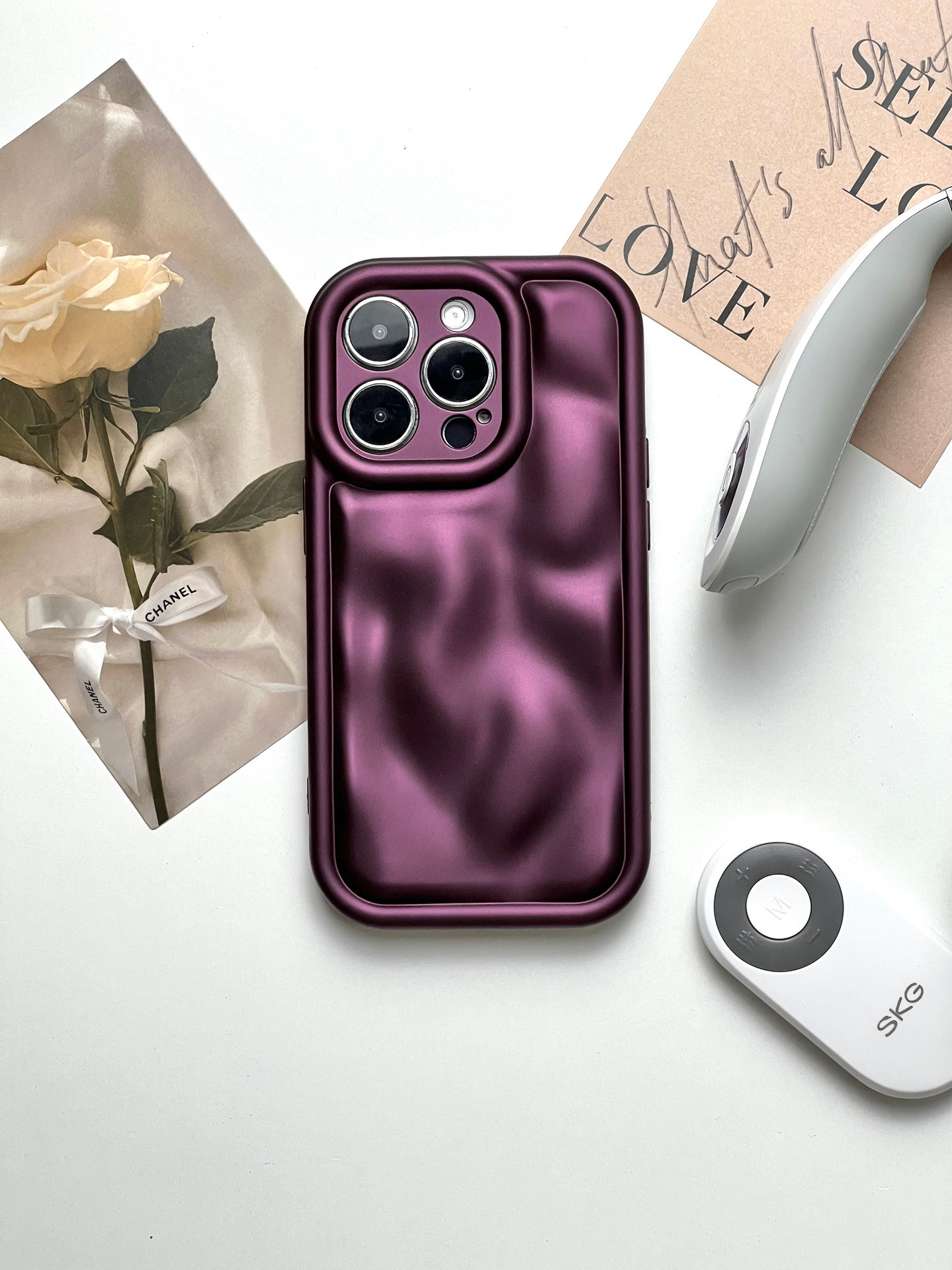 Solid Color Meteorite Pattern Phone Case Silicone Drop-resistant Protective Cover - Image 4