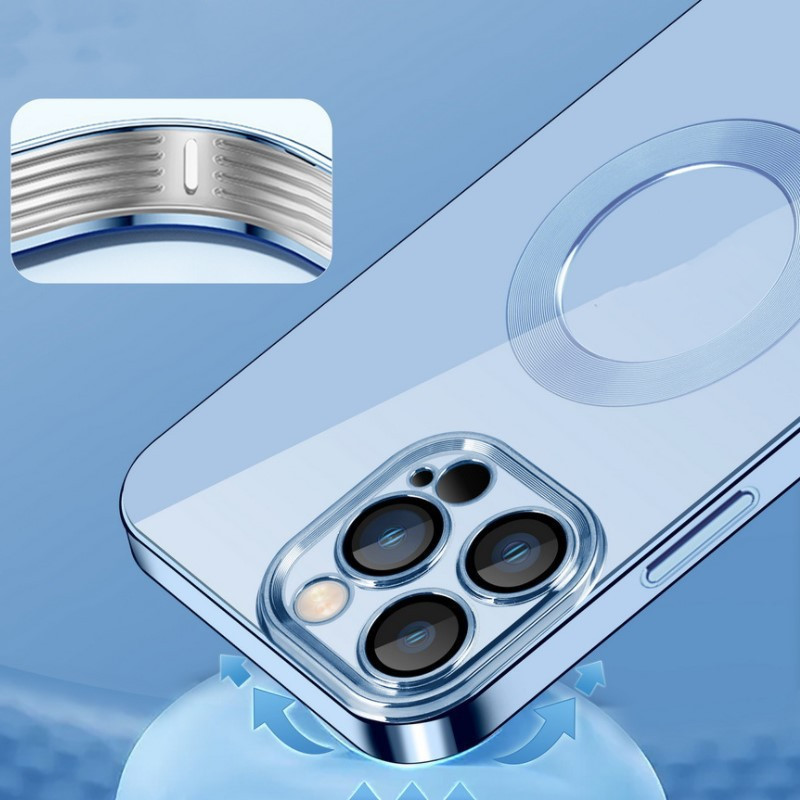 Electroplated Tpu Glass Lens Film Mobile Phone Case Dust Net - Image 2