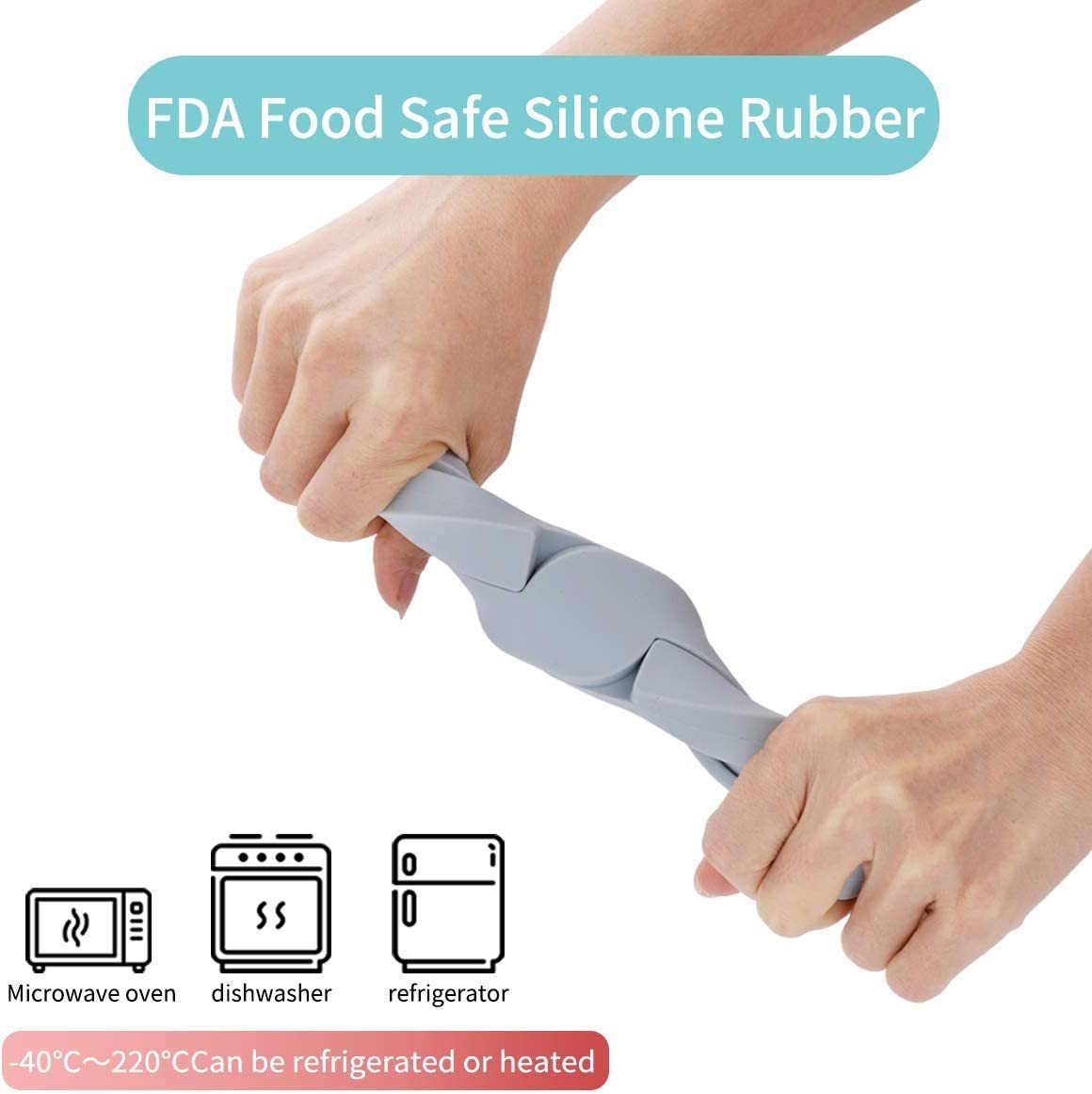 3 Pack Non-Slip Thick Foldable Silicone Trivets, Heat-Resistant Folding Pad, Eco Expanding Silicone Pot Holder, Hot Pad With Collapsible Cross Design Save Much Space Silicone Heat Resistant Pad - Image 4