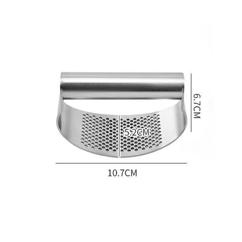 Multi-function Manual Garlic Press Stainless Steel Garlic Presse Curved Garlic Grinding Slicer Chopper Home Cooking Gadgets Tool - Image 5