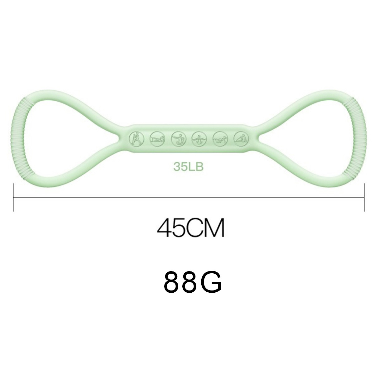 8-character Puller, 8-character Silicone Yoga Auxiliary Home Elastic Band Mini Band Kit, A Set Of 3, Light Three Medium, And Heavy Lower Body Loop Resistance Bands For Legs And Booty - Image 9