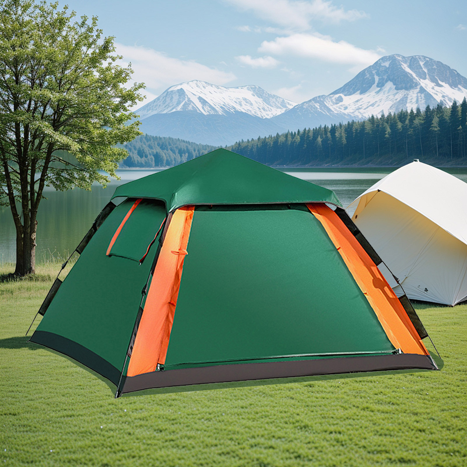 Outdoor Automatic Quick Open Tent Waterproof Camping Tent 3-4 Person Instant Setup Tent - Image 2