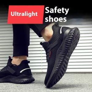 Men's Protective Shoes With Anti Smashing And Anti Piercing Steel Toe Caps