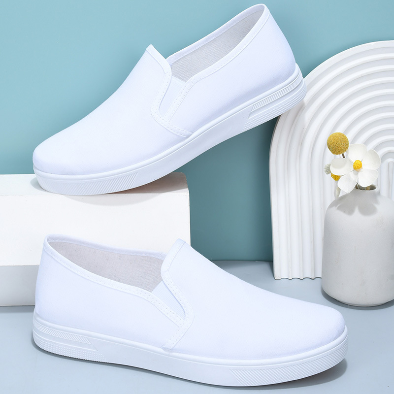 White Work Nurse Shoes Slip-on Non-slip Wear-resistant - Image 3