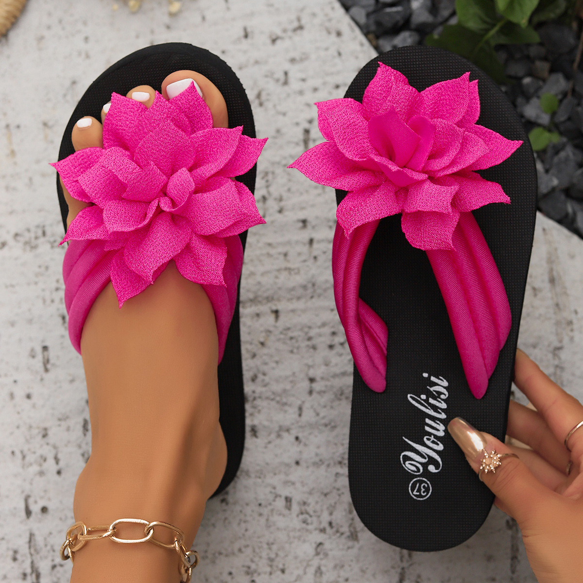 Flip Toe Flip-flops Female Plus-sized Plus-sized - Image 9