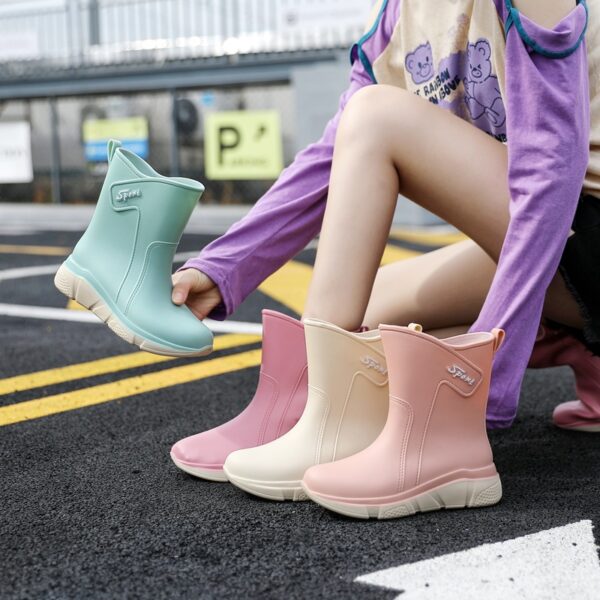 Rain Boots Ladies Kitchen Anti-slip