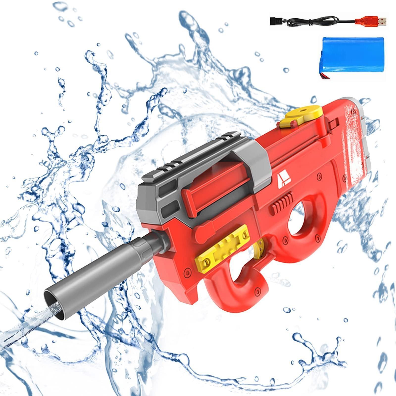 New P90 Electric Water Gun High-Tech Kids Toys Outdoor Beach Pool Large Capacity Summer Gel Blasting Water Gun For Adults - Image 5