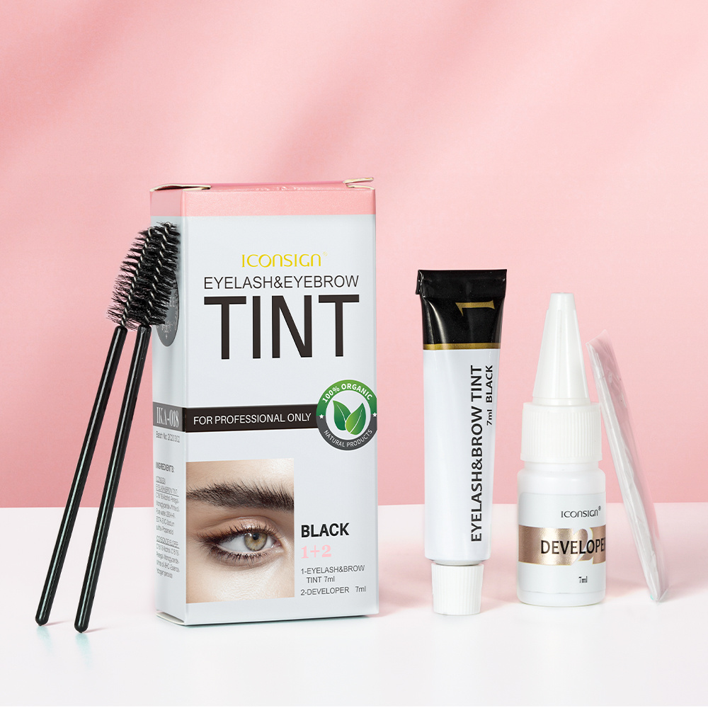 ICONSIGN Eyelash Eyebrow Dye Tint Kit Brow Lamination Mascara Lift Tinting Tattoo Dye Eyes Makeup Tools - Image 9