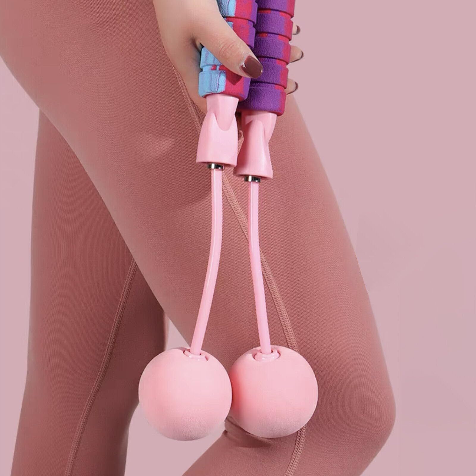 Rope With 2 In 1 Training Adjustable Ropeless Skipping Rope Fitness Weighted, Adjustable Weighted Cordless Jumping Rope For Kids Men Women, Cardio, CrossFit - Image 4