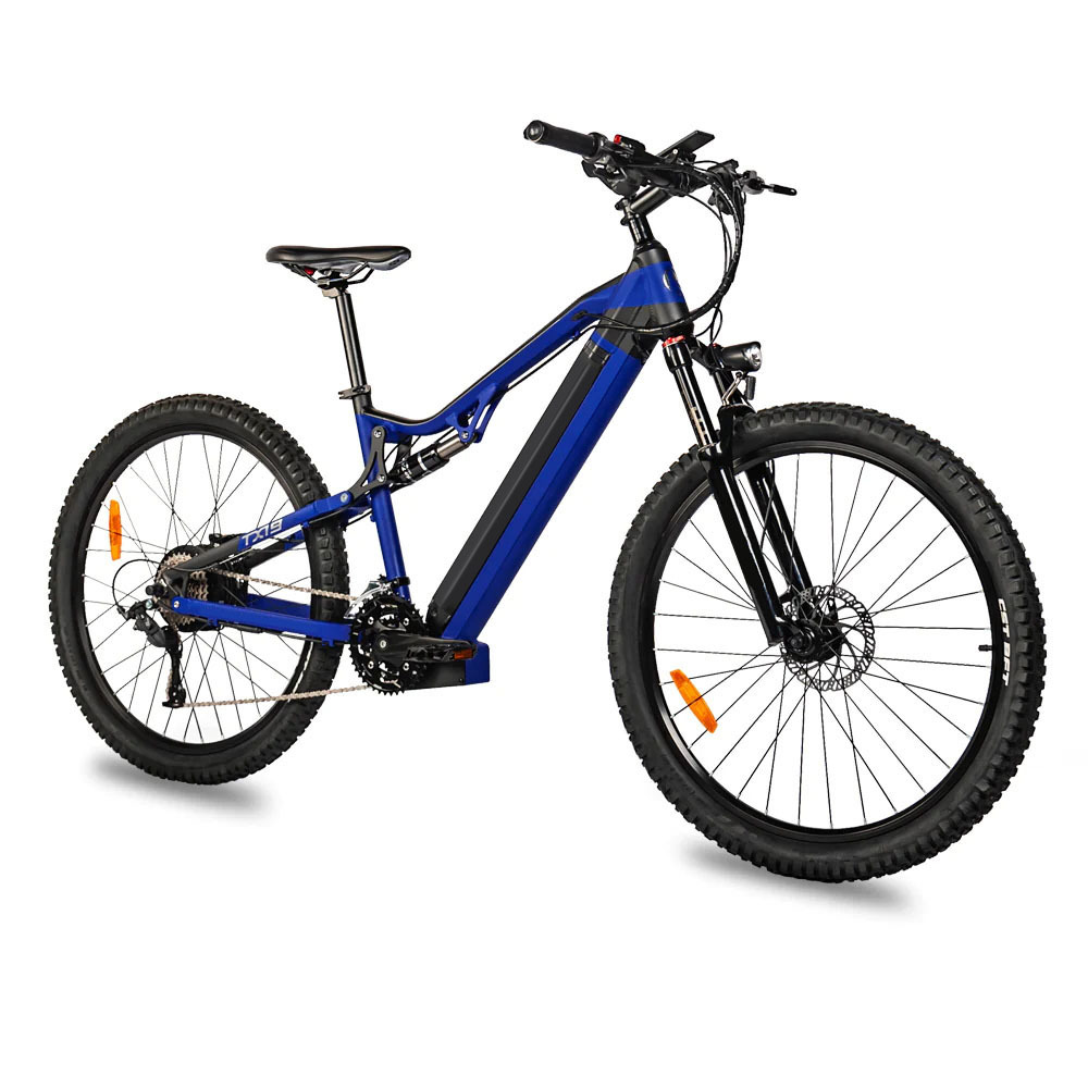 Red 500W Electric Ebike - 27.5 Inch Electric Mountain Bicycle 48V 27 Speed - Bafang Motor - Image 6