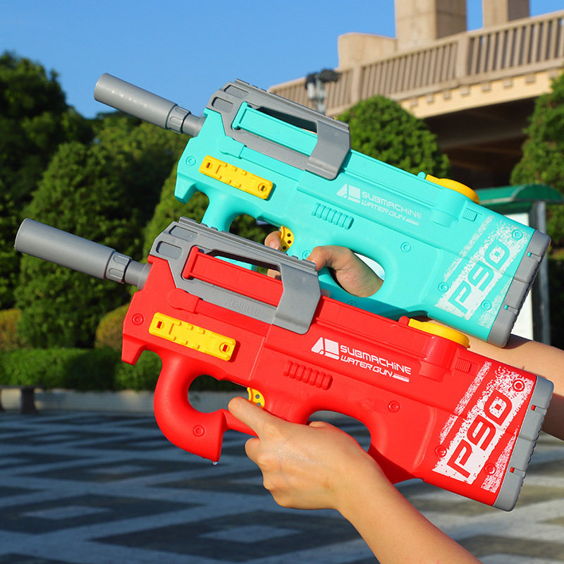 New P90 Electric Water Gun High-Tech Kids Toys Outdoor Beach Pool Large Capacity Summer Gel Blasting Water Gun For Adults - Image 3