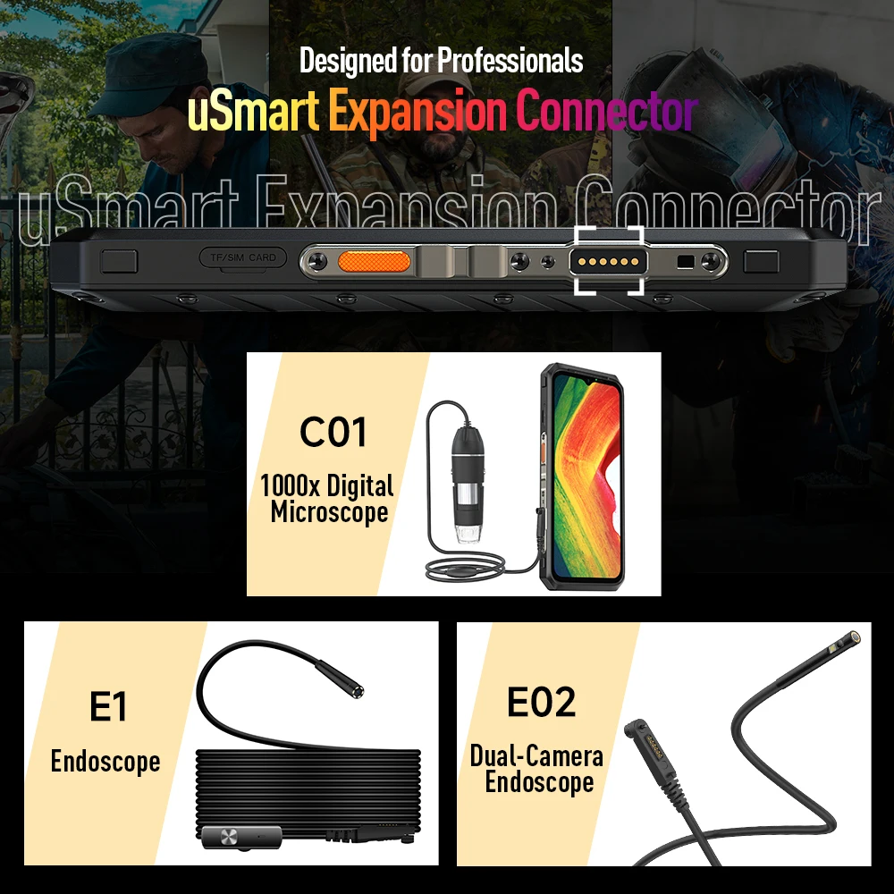 Ulefone Power Armor 18 Ultra 5G Rugged Phone 512GB ROM +24GB RAM Android 13 6.58" 120Hz Smartphone 108MP Camera,9600 mAh 66W NFC - Image 5