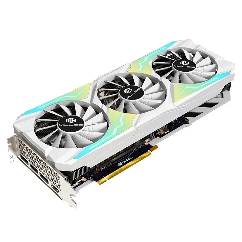 USED Graphics Card RTX 3070 8GB Placa De Video NVIDIA GPU 12Pin GDDR6 256bit HDMI*1 DP*3 PCI-E 4.0 x16 rtx3070 8gb Gaming white - Image 2