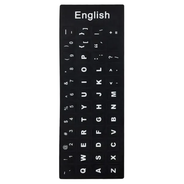 Dustproof Keyboard Sticker Cover Russian Spanish English French Letters PC Laptop Computer Keyboard Sticker