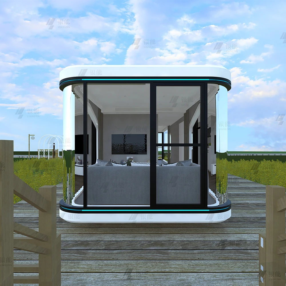 Mobile Home House Prefabricated Steel Structure Outdoor Office Creative Villa Prefab Houses for Hotel - Image 4