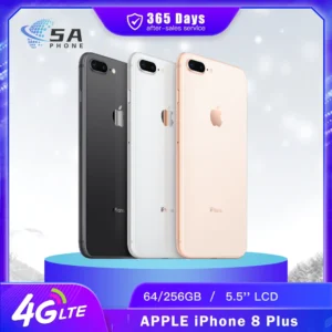 Original Unlocked Apple iPhone 8 Plus 4G LTE Mobile Phone 64GB/256GB 3D Touch True Tone 12MP+7MP 5.5'' Hexa Core SmartPhone