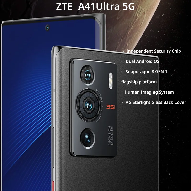 Original ZTE A41 Ultra 6.7 OLED 144Hz Display Snapdragon 8 Gen 1 66W Fast Charging 5000 mAh 64MP Camera A41 Ultra - Image 2