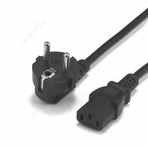 C13 EU Power Cable 1.2/1.5/2/3m Euro Type E/F Schuko Plug Power Extension Cord For Samsung HP PC Computer Monitor Printer TV