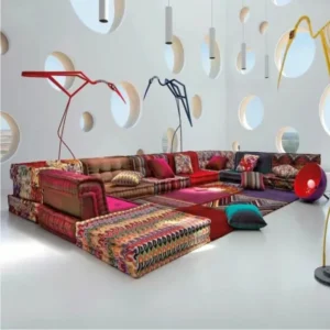 Designer Puffs Living Room Sofas Vintage Individual Light Luxury Lazy Living Room Sofas Comfortable Ergonomics Divano Furniture